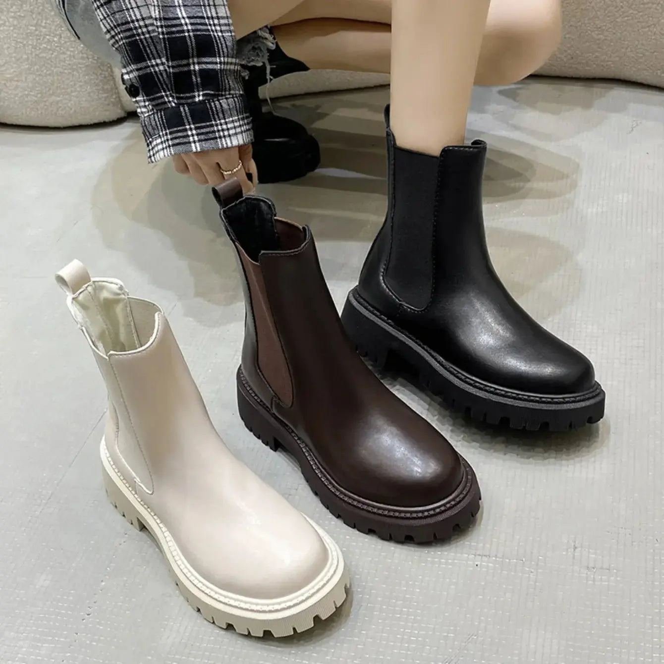 Thick-soled Women Winter Comfortable Shoes Liebe - Making Life Easier