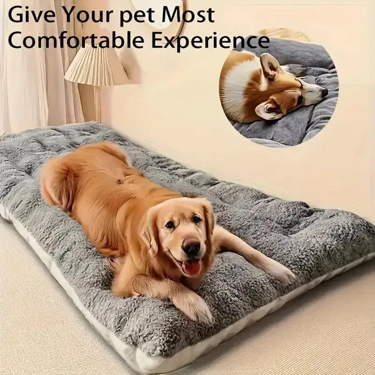 Divano letto per cani di peluche di grandi dimensioni, tappetino per cani in poliestere super morbido addensato, per letto per cani di piccola, media e grande - My Hashtag Shop