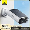 Baseus Security S1 Lite Telecamera di sicurezza solare Telecamera esterna wireless Alimentazione continua Risoluzione 2K 135 ° Telecamera Wi-Fi FOV IP67 HASHTAG