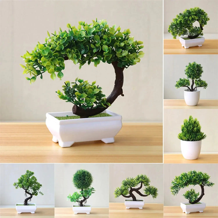 Small Tree Grass Flower Potted Bonsai Home Office Decor. Liebe - Making Life Easier