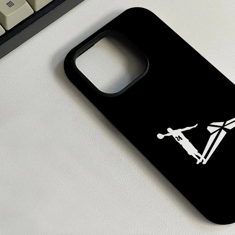 K-Kobe Basketball Star Logo Custodia per telefono Pellicola Shell per IPhone 16 15 14 13 12 11 Pro Max Plus - My Hashtag Shop