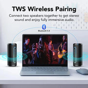 Altoparlanti Bluetooth, altoparlante wireless portatile con suono stereo ad alto volume da 30 W, BT5.4, impermeabile IP7, riproduzione 24 ore su 24, altoparlante portatile HASHTAG