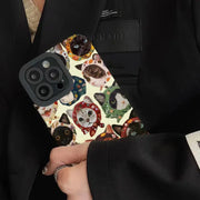 Custodie per telefoni con gatto divertente per iPhone 11 Custodia per iPhone 13 Cover 14 Pro Max 15 16 17 Pro Max Custodia per iPhone per IPhone 15 IPhone 17 HASHTAG