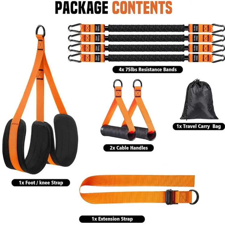 Set di fasce di assistenza per trazioni Cinghia di resistenza per assistenza per trazioni per uomini e donne Allenamento da appendere Allenamento per il trazioni Stretching del corpo - My Hashtag Shop