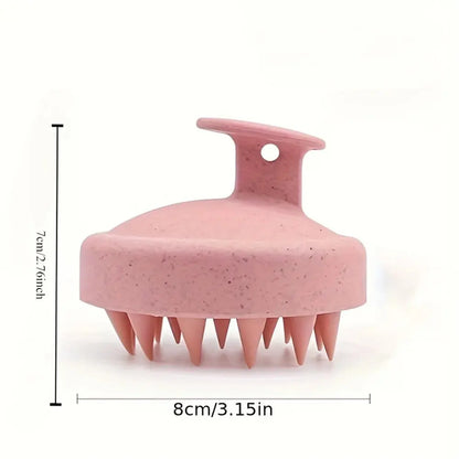 Spazzola per shampoo in silicone Spazzola per massaggio del corpo Spazzola per vasca da bagno Spazzola per doccia Strumento per parrucchiere Pettine per massaggio del cuoio capelluto Pettine per lavaggio dei capelli