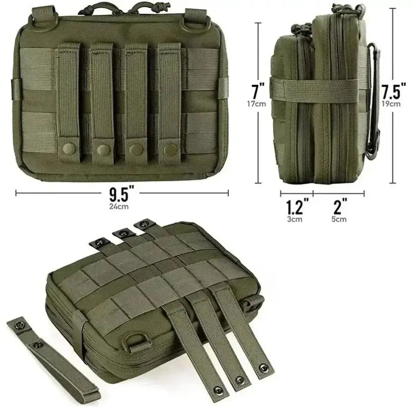 Borsa Tattica Multifunzionale per Trekking, Campeggio, Escursionismo, Viaggi, Arrampicata, Pesca, Grande Capacità, Borsa Molle per Attività all&