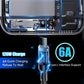 Cavo da 120 W da tipo C a tipo C Cavo di ricarica super veloce per telefono con display a LED Cavo dati da USB a tipo C per huawei oppo vivo - My Hashtag Shop