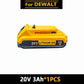 Batteria DEWALT 20v/60V DCB606 DCB609 DCB182 DCB205 DCB206 DCB209 utensile elettrico batteria 18V batteria 6AH 9AH.