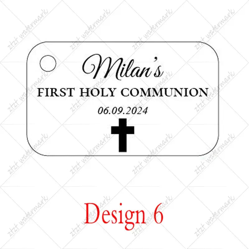 Baby shower name tags elegant acrylic. Liebe - Making Life Easier