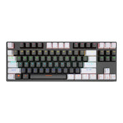 Tastiera meccanica da gioco retroilluminata Kit meccanico da gioco RGB PC tastiera cablata USB Keybord tastiera ergonomica per Computer Mini Teclado HASHTAG