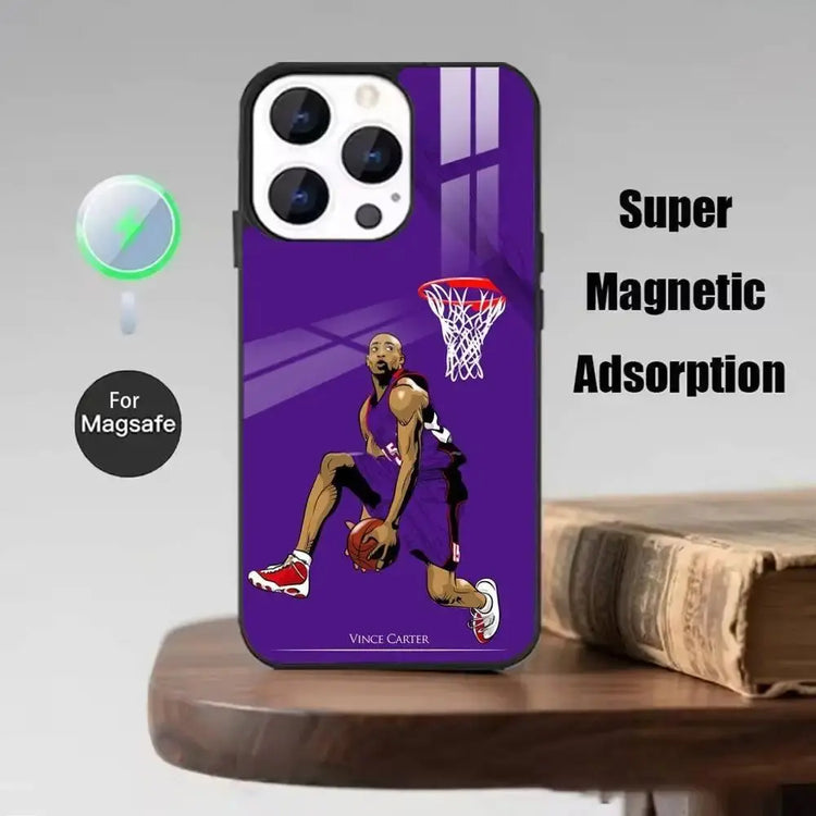 Custodia per telefono Basket V-Vince C-Carter 15 per iPhone 17,16,15,14,13,12,Plus,Pro,Max per ricarica wireless magnetica Magsafe - My Hashtag Shop