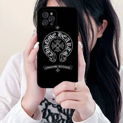 Custodia per telefono classica di lusso C-ChromeS H-Heart Custodia per telefono per Iphone 17 Air 16 15 14 13 12 11 Pro Max 16 15 14 Plus Custodia morbida in TPU HASHTAG