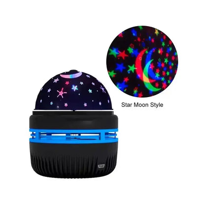 Luci notturne a LED per cielo stellato Lampada per proiettore USB Palla magica Stella lunare Luci natalizie Decorazioni per l&