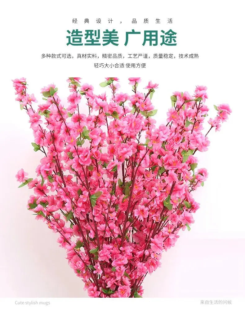 Artificial Peach Blossom Spring Flowers Liebe - Making Life Easier