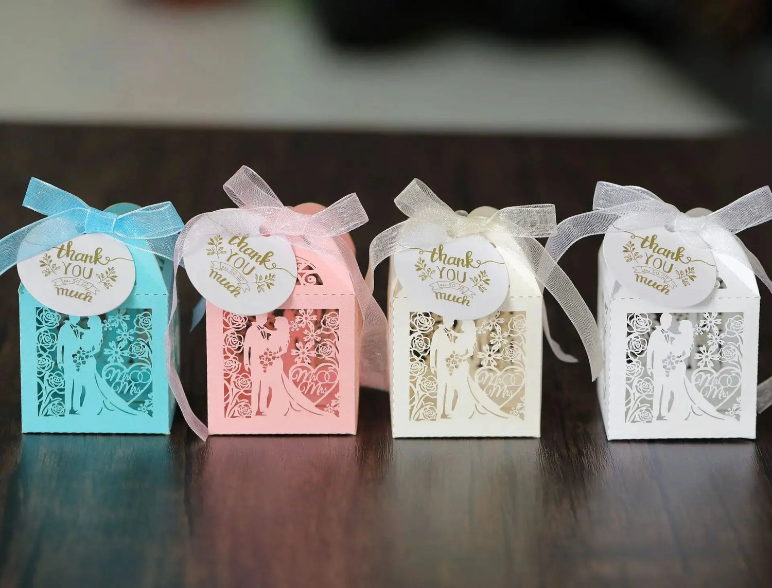 Candy Packaging Boxes for any Event Gift Box with Ribbons Liebe - Making Life Easier