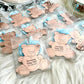 Personalized Engraved Gold Teddy Bear Tags. Liebe - Making Life Easier