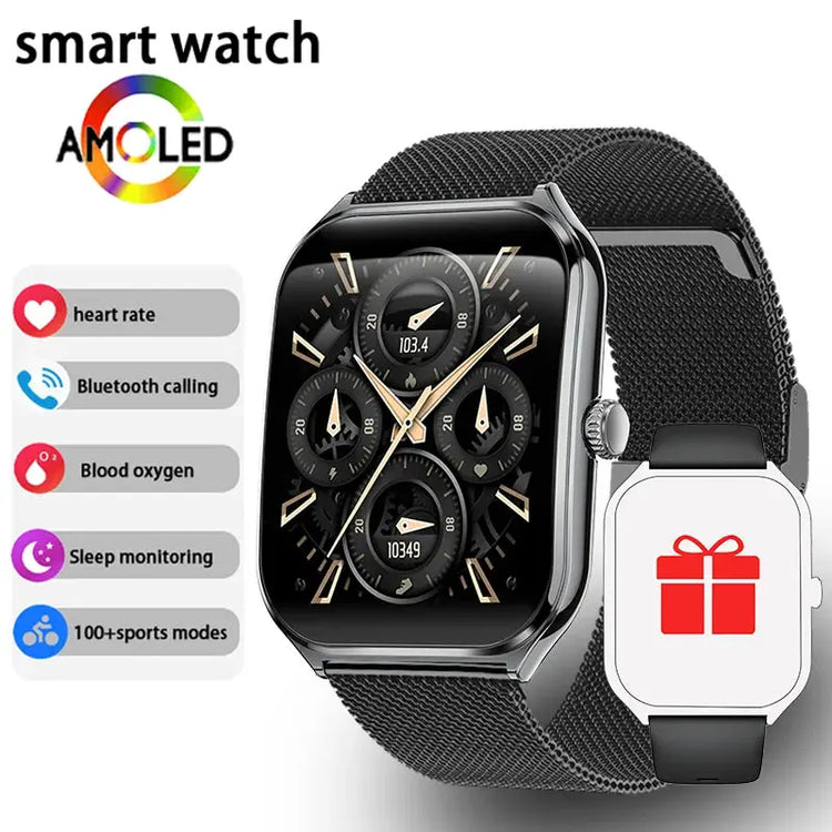 Nuovo Ultra Sottile smartwatch  "AMOLED 360*360 HD Pixel Display Always Show Time Promemoria Chiamata Smartwatch Delle Signore Per huawei - My Hashtag Shop