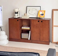 Tavolino allungabile dal design unico con armadio in stile vintage per soggiorno, fattoria o appartamento HASHTAG