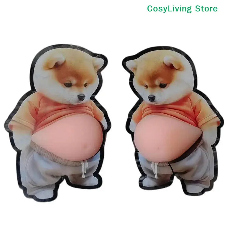 Adesivi 3D a Forma di Cucciolo, Decorazione Squeezable Shiba Inu, Gadget per Feste di Compleanno per Bambini, Articoli per Festival - My Hashtag Shop