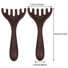 Strumenti di massaggio per terapia del legno Massaggiatore anticellulite Drenaggio linfatico Massaggiatore per il corpo Strumenti Gua Sha Sollievo dal dolore dei muscoli del corpo completo HASHTAG