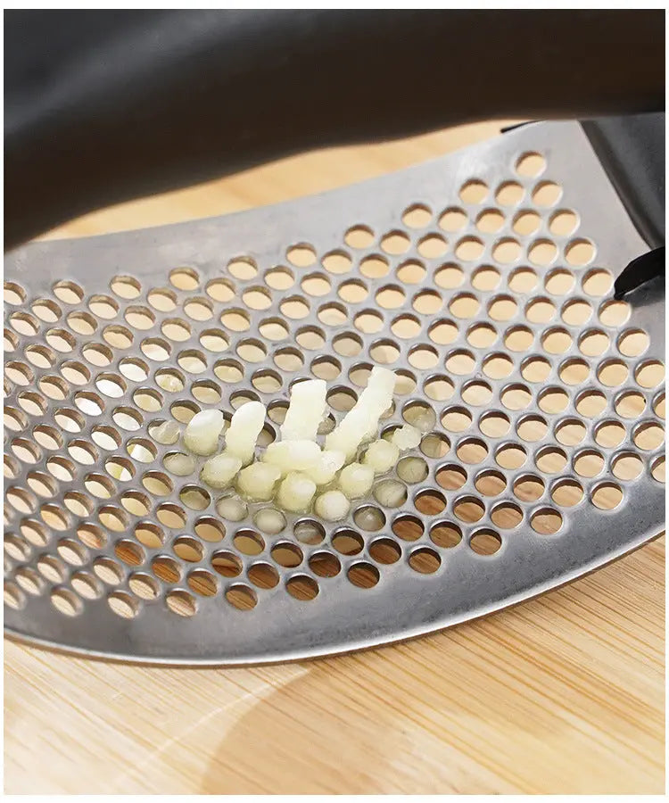 Stainless Steel Garlic Press Crusher. - HASHTAG