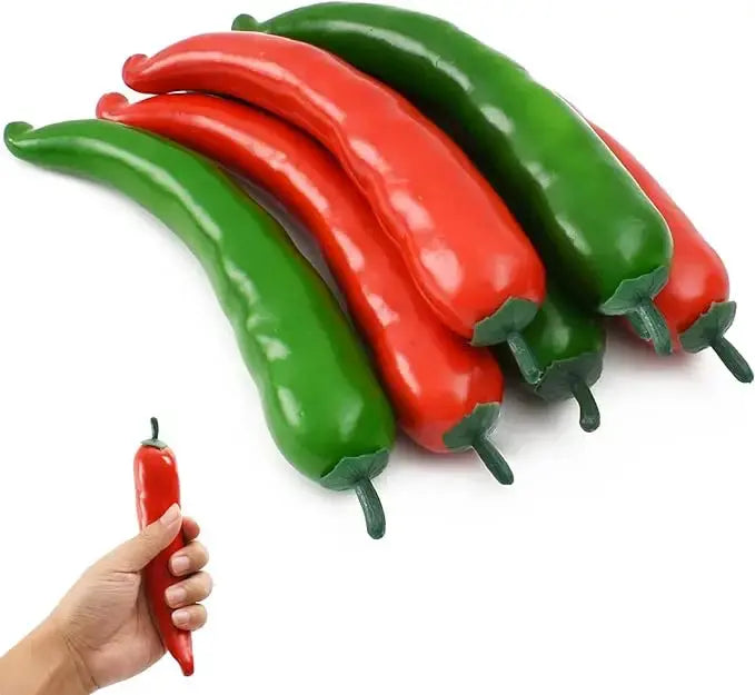 Artificial PE Pepper green simulated vegetables fruit model party. Liebe - Making Life Easier
