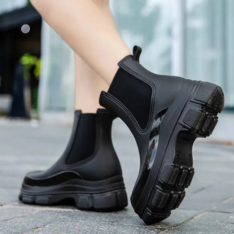 2025 New Rubber Rain Shoes Outdoor Anti-slip Waterproof Garden Shoes Liebe - Making Life Easier