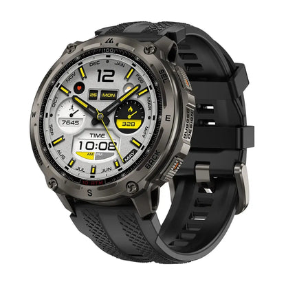 KOSPET Tank T4 Smartwatch robusto da uomo con archiviazione da 32 GB GPS Mappe offline 10 ATM Frequenza cardiaca impermeabile Immersioni Sci Escursionismo
