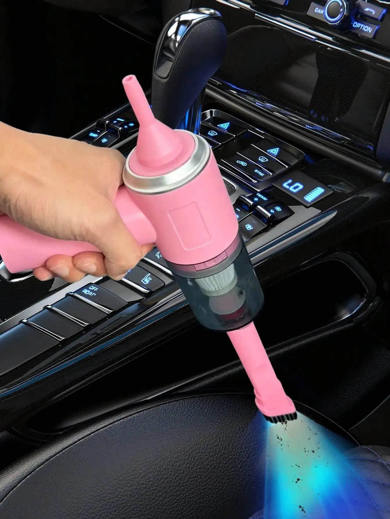 Aspirapolvere combinato 3 in 1 con aspirazione e soffiaggio integrati, ricarica USB, aspirapolvere per piccole auto - My Hashtag Shop