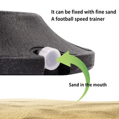 Attrezzatura per l'allenamento all'aperto Palla per allenatore di velocità di calcio Calcio indoor Allenatore di pratica di calcio Assistenza sportiva Accessori per il riempimento della sabbia HASHTAG