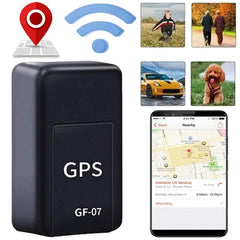 GF07 Mini localizzatore GPS magnetico Localizzatore di veicoli in tempo reale Dispositivo di localizzazione di animali domestici per auto Localizzatore GPS portatile compatto APP di posizione HASHTAG