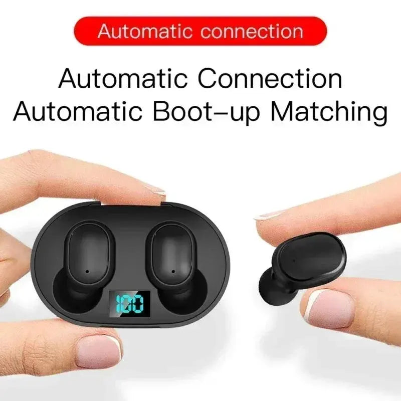 Auricolari Bluetooth wireless E6S Auricolare Bluetooth TWS Auricolari wireless Auricolari con cancellazione del rumore con cuffie con microfono - My Hashtag Shop