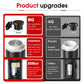 Macchina per caffè espresso portatile elettrica wireless per auto e casa Caffettiera da campeggio Caffettiera da viaggio in polvere con capsule 3 in 1