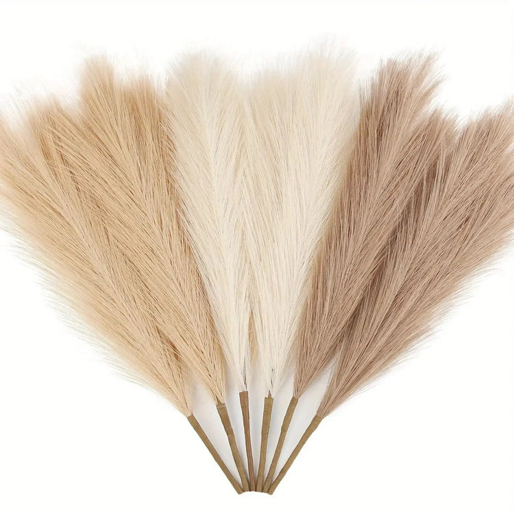 Artificial Pampas Grass 6PCS Event or Home Decoration Liebe - Making Life Easier