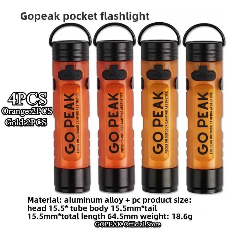 Mini Torcia Elettrica Chiave Esterna Clip Cap Ambient Led Lunga Resistenza Disastro Sollievo Emergenza 5050 Piccola Luce - My Hashtag Shop