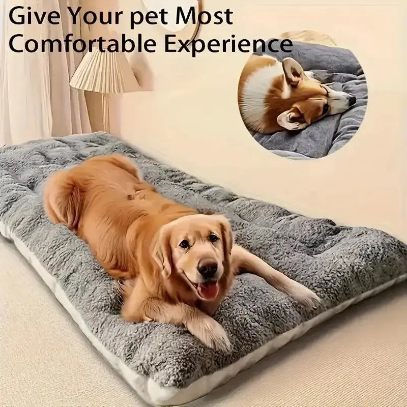 Divano letto per cani di peluche di grandi dimensioni, tappetino per cani in poliestere super morbido addensato, per letto per cani di piccola, media e grande - My Hashtag Shop