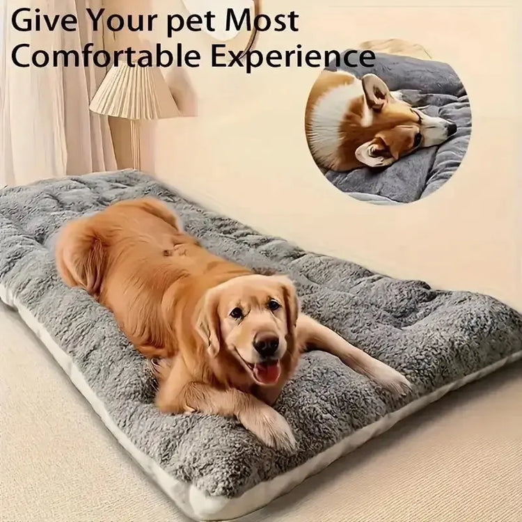 Divano letto per cani di peluche di grandi dimensioni, tappetino per cani in poliestere super morbido addensato, per letto per cani di piccola, media e grande - My Hashtag Shop