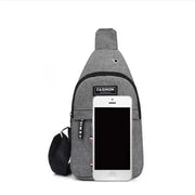 Marsupio impermeabile da uomo di grande capacità, tracolla regolabile per attività all'aperto, viaggi, corsa, escursionismo e ciclismo HASHTAG