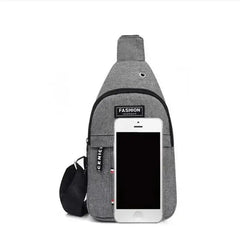 Marsupio impermeabile da uomo di grande capacità, tracolla regolabile per attività all'aperto, viaggi, corsa, escursionismo e ciclismo HASHTAG