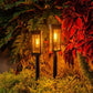 Luci solari a LED impermeabili per vialetto da giardino - Illuminazione automatica del percorso Illuminazione paesaggistica esterna Accensione/spegnimento automatico al tramonto