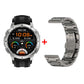 KOSPET Tank T4 Smartwatch robusto da uomo con archiviazione da 32 GB GPS Mappe offline 10 ATM Frequenza cardiaca impermeabile Immersioni Sci Escursionismo