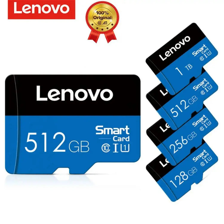 Scheda di Memoria Lenovo 1TB, Alta Velocità per Video Full HD, Scheda MINI SD 512GB, 256GB, 128GB, 64GB, Ultima Versione Micro SD per Telefono/Tablet/PC - My Hashtag Shop