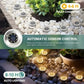 4 pezzi di energia solare per esterni luce da terra percorso solare per esterni luci da ponte cortile vialetto prato patio giardino decorazione lampada
