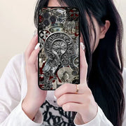 Custodia per telefono classica di lusso C-ChromeS H-Heart Custodia per telefono per Iphone 17 Air 16 15 14 13 12 11 Pro Max 16 15 14 Plus Custodia morbida in TPU HASHTAG