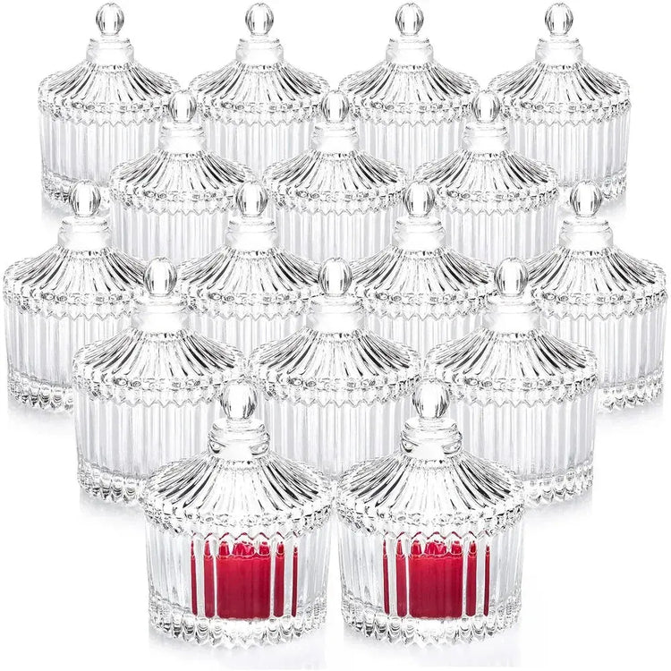 Glass Candle Jars with Lid Ideal For Candle Making. Liebe - Making Life Easier