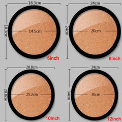 Cornici rotonde in legno regalo creativo fai da te appeso a parete porta foto in legno cornice per foto a parete decorazione rotonda per la casa HASHTAG