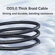 NNBILI Cavo da 120 W da tipo C a tipo C Cavo di ricarica super veloce per telefono con display a LED Cavo dati da USB a tipo C per huawei oppo vivo HASHTAG