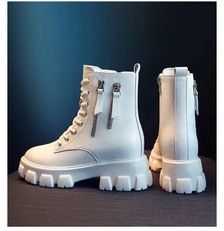 Booties 2025 Autumn Winter High-Top Cotton Shoes Liebe - Making Life Easier