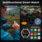 KOSPET TANK T4C Smartwatch Robusto per Uomo, GPS di Grado Militare con Torcia, Impermeabile 5ATM, Tracker per Salute e Fitness