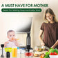Wancle Frullatore a immersione 5 in 1 Frullatore elettrico portatile da 1000 W per frullati da cucina Frusta per uova Robot da cucina Spina UE/Regno Unito
